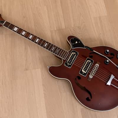 1970s Lyle 5102-T Vintage Hollowbody Electric Guitar, Japan, Matsumoku, Aria image 11