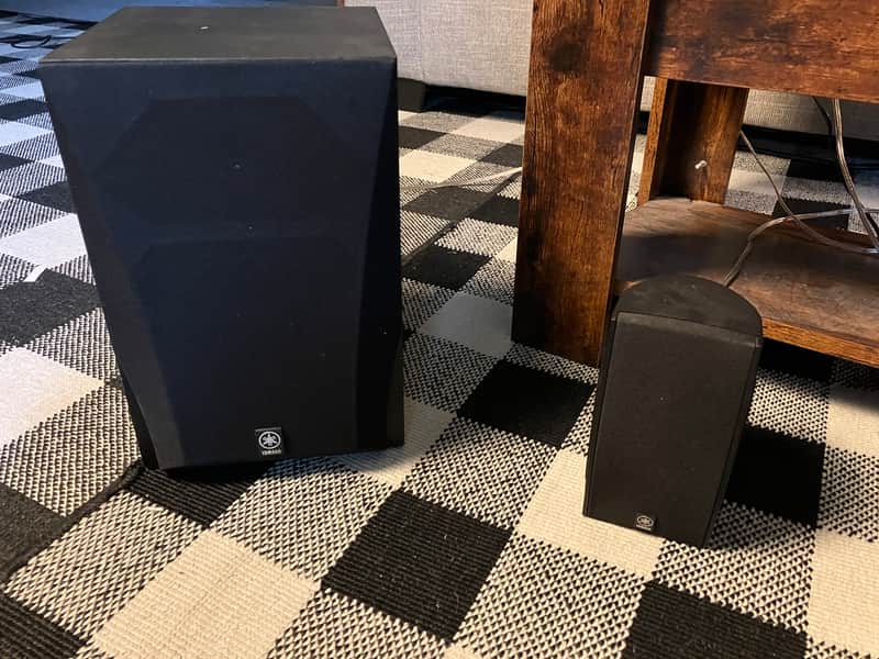 Yuki　パナソニック3個　ヤマハ2個 Yamaha NS-A528 w/ 2 NS-AP1405BLS satellite speakers - Black | Reverb