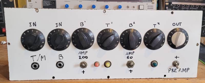 Vintage Valve Tube Eq Mic Microphone Pre Preamp Equaliser Hand Built Point to Point Dub Reggae Sound System DI image 1