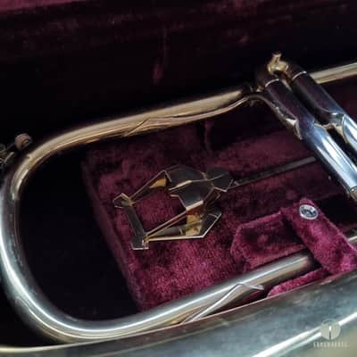 Legendary Couesnon flugelhorn - factory lacquer finish, case, mouthpiece, lyre gamonbrasss image 6