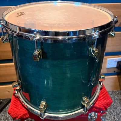 15x13 Yamaha Maple Custom Emerald Green image 3