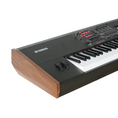 Replacement End Caps for Yamaha S90xs / S90es / S90 S70xs Synthesizer Keyboard | Black Walnut Wood image 1