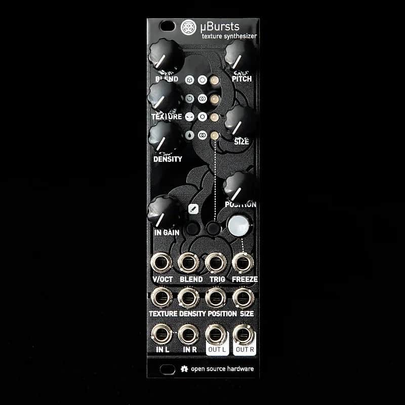 Momo Modular uBurst (uClouds, miniClouds) Micro Mutable Instruments Clouds Redesign Eurorack Synth Module 2-23 - Black image 1