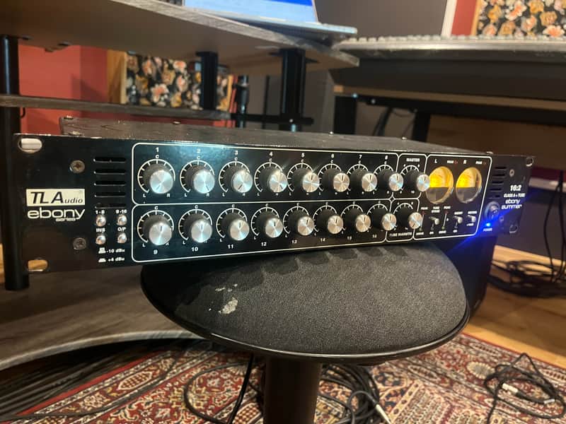 TL Audio A4 Ebony Series Class A + Tube 16x2 Summing Mixer 2010s - Black image 1