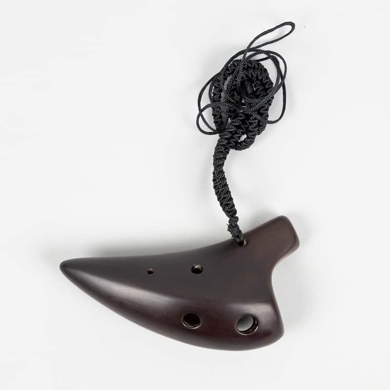 Songbird 6-Hole Baby Dragon Tooth Ocarina in G, StrawFire image 1