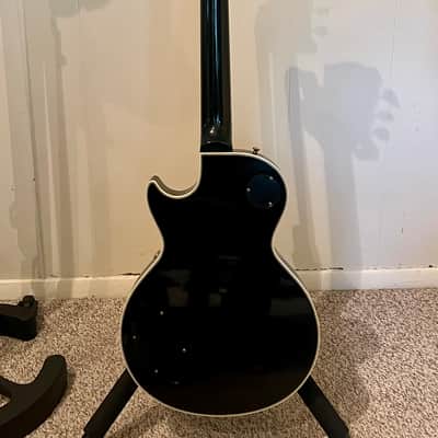 Gibson Custom Shop 2-Pickup '57 Les Paul Custom Black Beauty Reissue Ebony VOS image 2