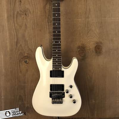 Schecter C-1 FR Diamond Series MIK Electric Guitar Gloss White 2007 Korea image 2
