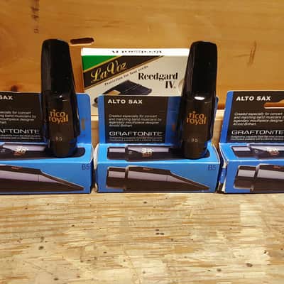 Rico Royal Graphtonite Alto Saxophone Mouthpiece(s) (2)B5 (1)A3 image 3