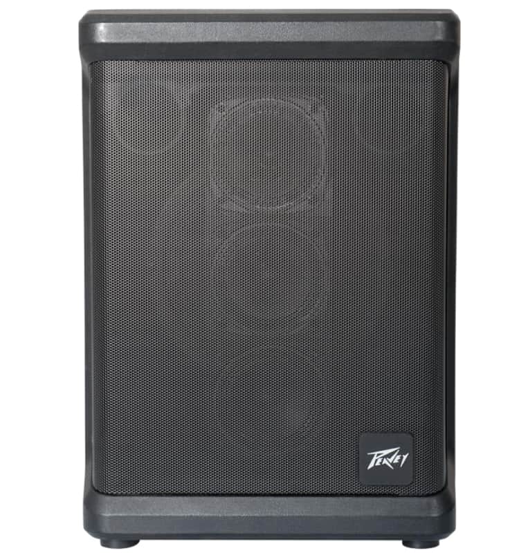 Peavey Solo Battery Powered Portable PA and Busking Amp, 10-Hour Battery Life, Bluetooth, 4-Channels, Lightweight, Rechargeable Battery, Guitar Input, Reverb Included image 1