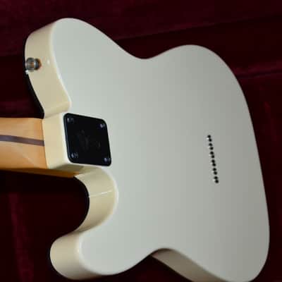 Custom Build Tele-Style Guitar, Suhr Pickups, Alabaster White Gloss Finish w/Black Binding image 11