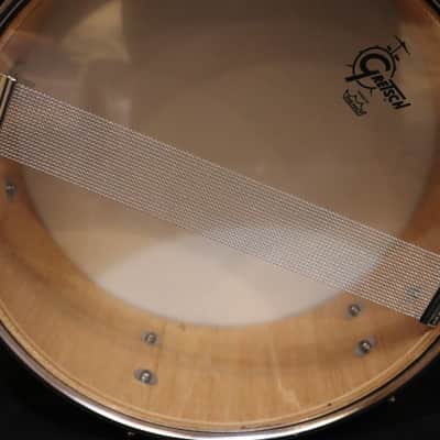 "Crest Deluxe" MIJ Coal Black Pearl 6-Lug Snare image 9