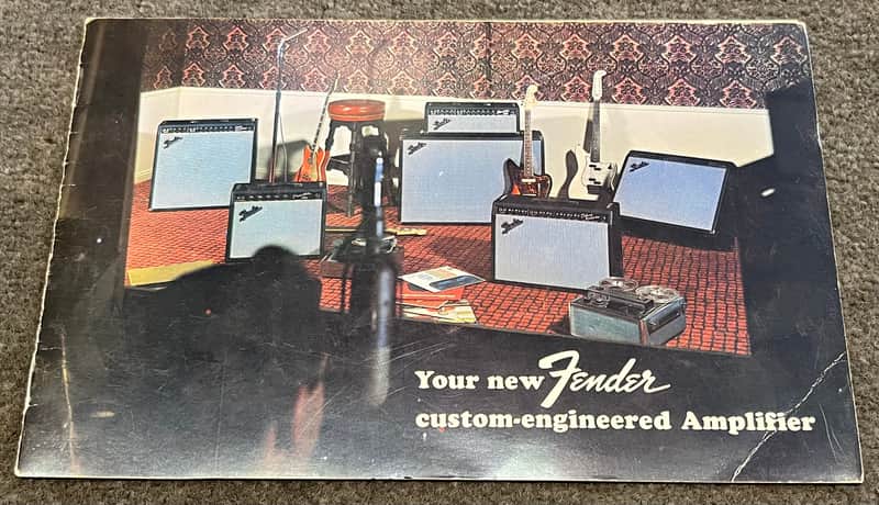 Fender Amplifier Operators Guide Pamphlet CBS Mid-60’s image 1