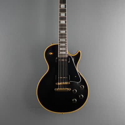 Gibson Custom Shop 1954 Les Paul Custom Staple Pickup Reissue - VOS Ebony image 3