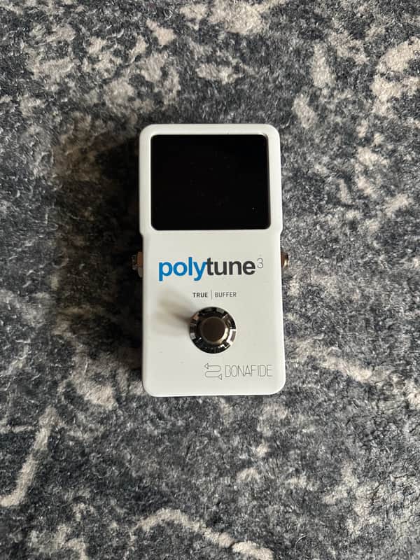 TC Electronic Polytune 3 Polyphonic Tuner Pedal 2017 - Present - White