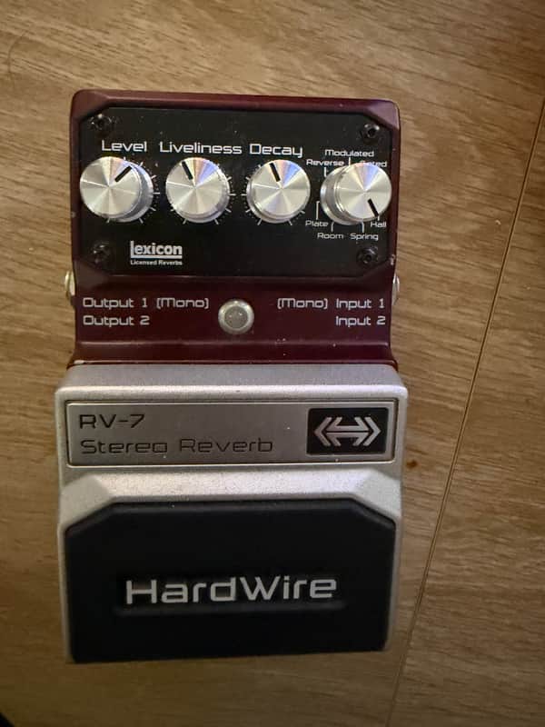 DigiTech Hardwire RV-7 Stereo Reverb