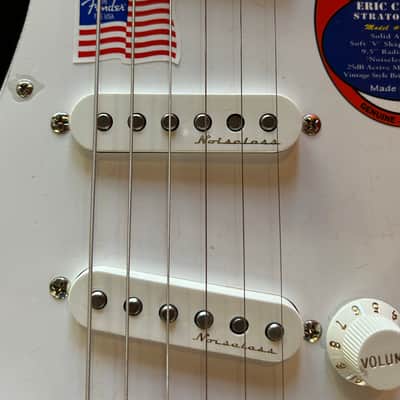 Fender Eric Clapton Artist Series Stratocaster Vintage Noiseless Pickups  Black #US22140671 8lbs 1.5 oz image 8