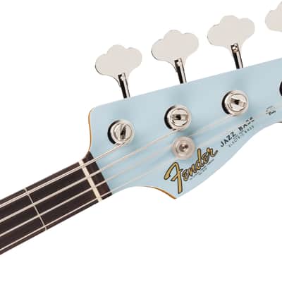 Fender Vintera III Early '60s Jazz Bass 4-String Bass Guitar, Rosewood Fingerboard, Sonic Blue image 4