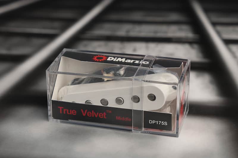 DiMarzio DP175SW True Velvet Single Coil Middle Pickup - White / Reverse Wound image 1