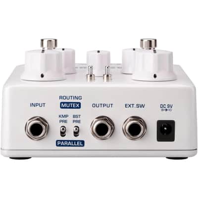 NuX NBK-5 Masamune Booster and Kompressor Guitar Effect Pedal | Crafted to Refine and Elevate Your Music, White image 3