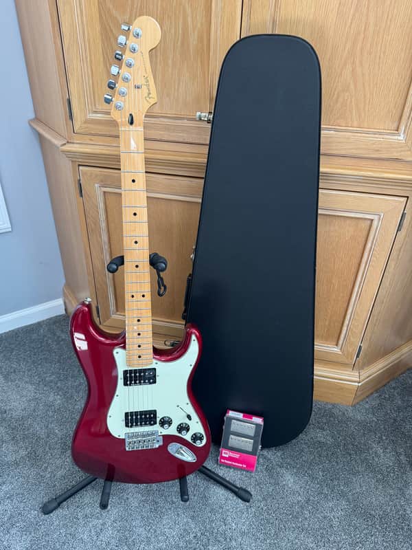 Fender Blacktop Stratocaster HH 2011 - 2014 (+Hard Case and Seymour Duncan Hot Rodded set pickups) image 1