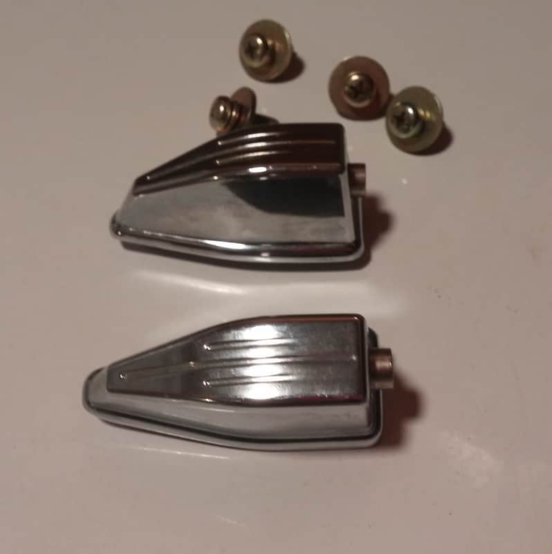 Tama VINTAGE EARLY Swingstar OCTOBON Royalstar LUGS SET OF 6 TOM  70s 80 SUPERB CHROME image 1