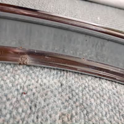 Sonor Bass drum hoop 22 " Phonic / Champion / Signature / Performer 80s - Ferromanganese chrome image 10