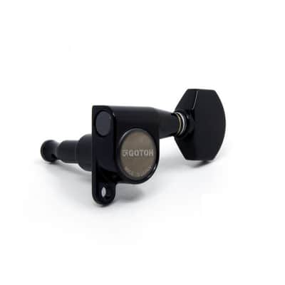 Gotoh SG360 black tuners set 6 in line, Button 07 image 2