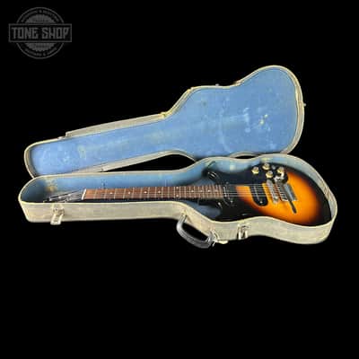 Vintage 1961 Gibson Melody Maker D Sunburst w/non-original chipboard case TSU25064 image 24