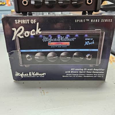 Hughes & Kettner Spirit Nano Spirit of Rock 25-Watt Mini Guitar Amp Head 2020 - 2021 - Black image 2