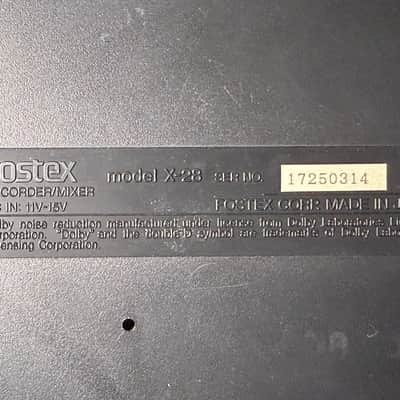 Immagine Fostex X-28 Multitrack Tape Recorder - Black X28 - 7