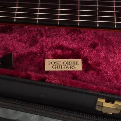 Jose Oribe  Calidad Suprema Model Classical Guitar (1990), original black hard shell case. image 15