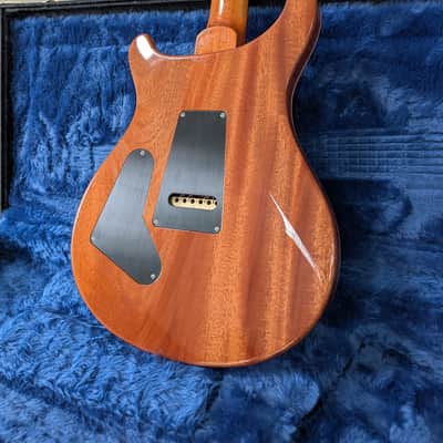 PRS Wood Library Custom 24 10-Top Flame Gray Black Fade w/Ziricote Fingerboard & Smoked Black Hardware image 11