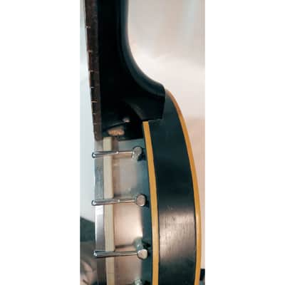 Pirles 4-String Tenor Banjo Rare Vintage w/ Original Hard Case Ready to Restore image 6
