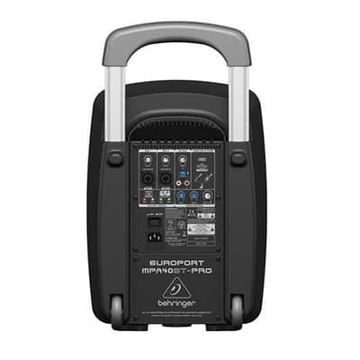 Behringer Europort MPA40BT-PRO All-in-One Portable 40-Watt PA System with Bluetooth Connectivity, Battery Operation and Transport Handle image 2