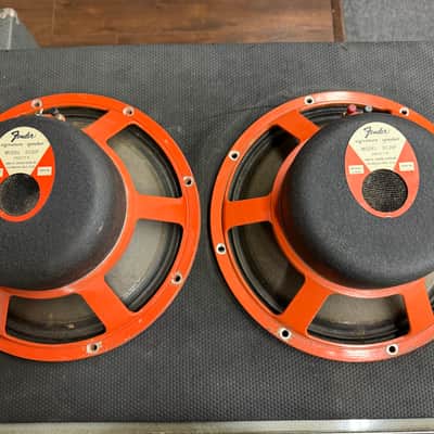 Fender JBL D-120F Pair 12" Speaker 8 Ohm - Orange image 1