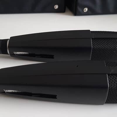 Set of 2x Sennheiser MD 421-U4 matched serials Cardioid Dynamic Microphones 1960s - 1990s - Black image 8