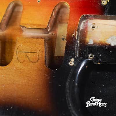 7.4LB, 1-Owner! 1963 Fender Stratocaster Sunburst image 19