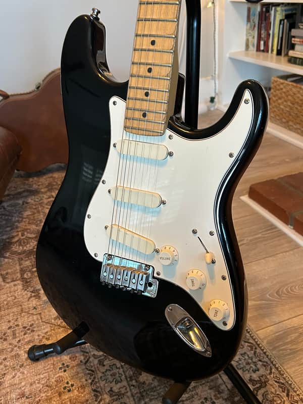 Fender Strat Plus Maple Neck 1993 Black Rare Floyd Rose