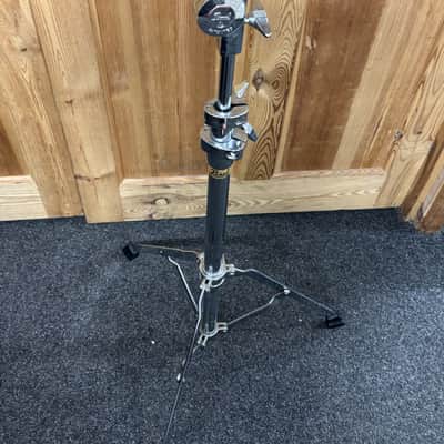 Vintage Pearl Straight Cymbal Stand Patented Disc Tilter Black Label 1980s 90s image 4