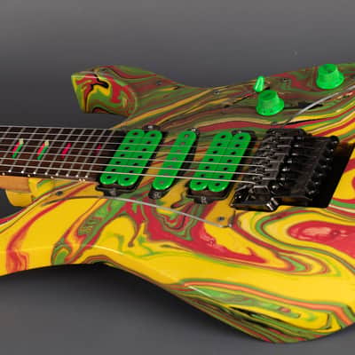Ibanez UV77MC Universe Multicolour Swirl 1991 image 8