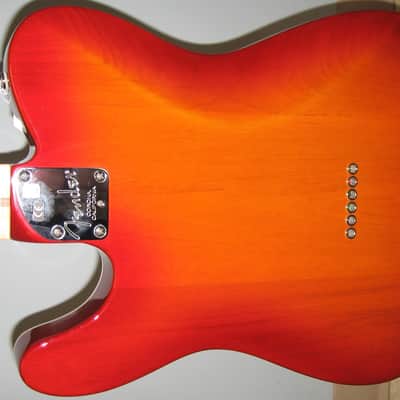 Fender American Deluxe Telecaster with Maple Fretboard OHSC 2014 - Aged Cherry Burst image 11