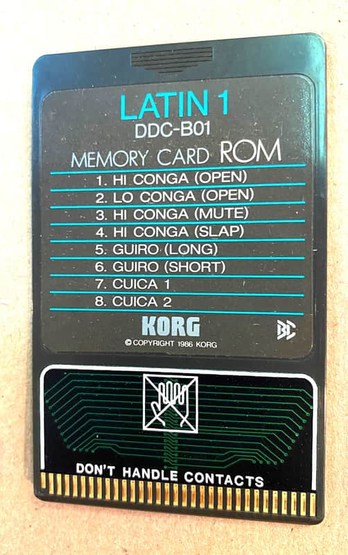 Korg Latin 1 Sound Card for DDD-1 DDC-B01 image 1
