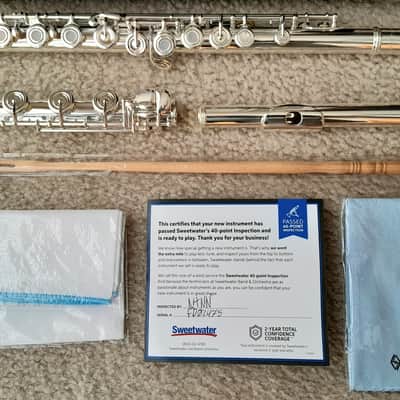 Azumi by Altus AZ1SRBO Flute, Offset G Key System, only 45 days old, perfect condition. image 2