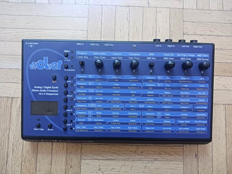 Dave Smith Instruments Evolver Desktop Monophonic Synthesizer 2002 - 2016 Blue image 1