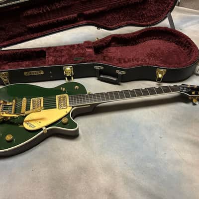 2000 Gretsch G6128TEE Elliot Easton w/Bigsby Cadillac Green w/OHSC image 15