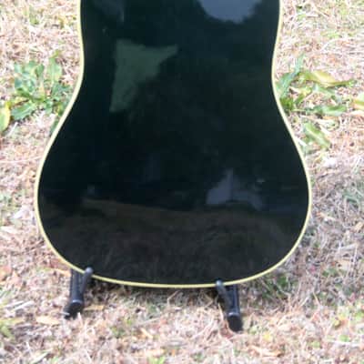 Early 1970’s Canda 202 Hummingbird Model MIJ by Fujigen Gakki+Old Flight Case, All New Frets image 8