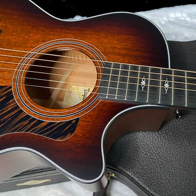 NEW! Taylor 322ce V-Class Grand Concert Acoustic-Electric Guitar - Tobacco - Authorized Dealer - 4.35lbs SN 1210145037 image 2