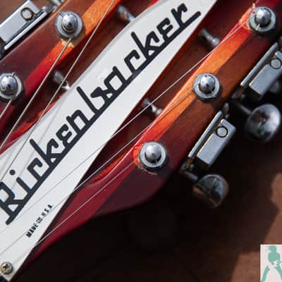 1989 Rickenbacker 360/12 - Fireglo - Set Up as a 6 String - Perfect Frets/Action/Intonation image 21