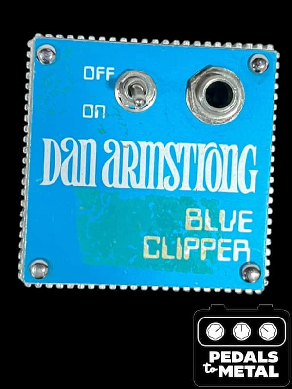 Dan Armstrong Blue Clipper Fuzz 2010s - Made By Musictronics - Blue X9974 image 1