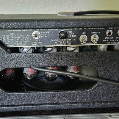 1972 Fender Bassman 100 Head image 5
